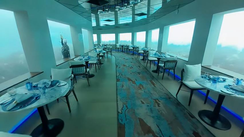  惊艳之作：马尔代夫海底餐厅Only BLU，美食与海洋的美丽邂逅！